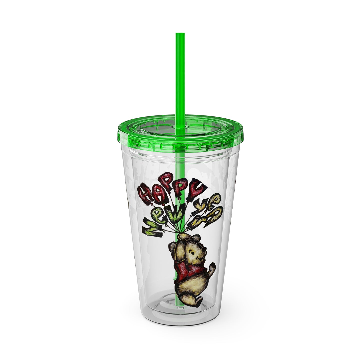 Sunsplash Tumbler with Straw, 16oz