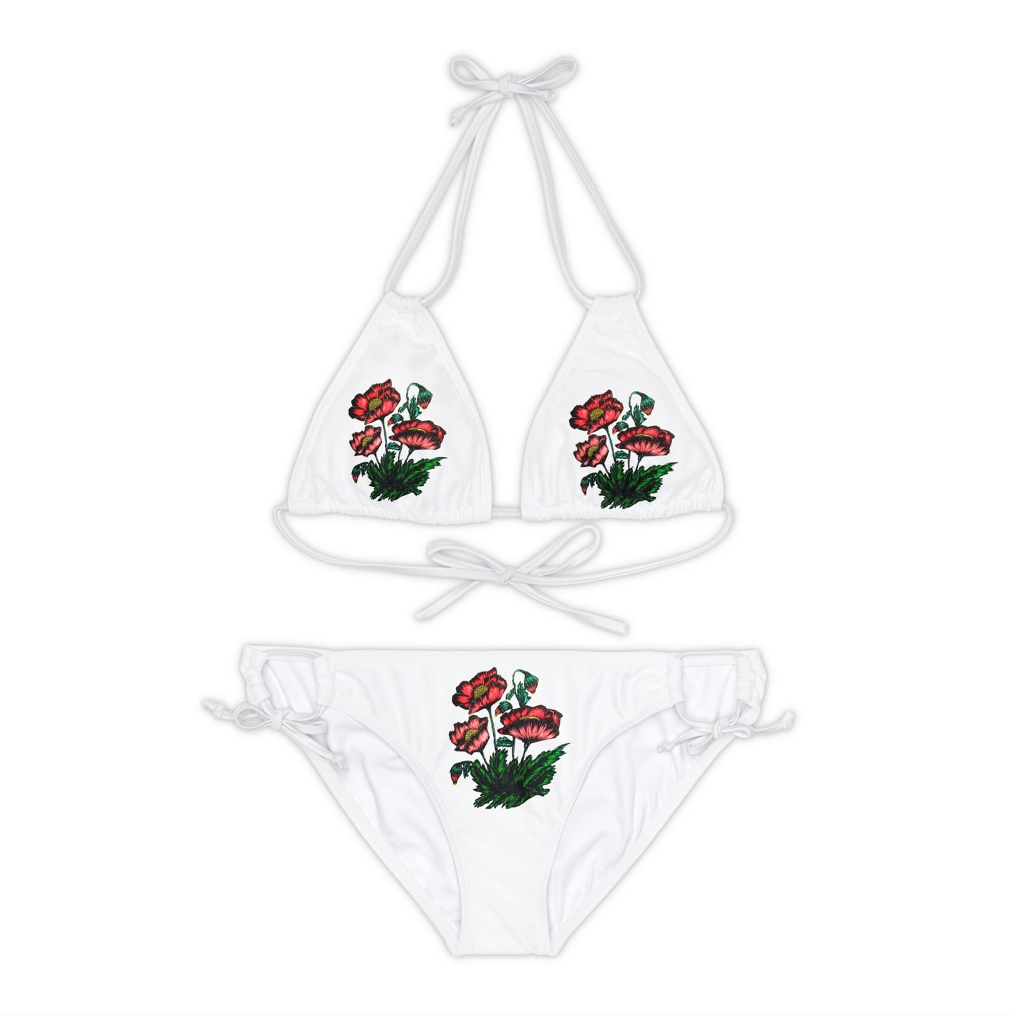 Strappy Bikini Set (AOP)