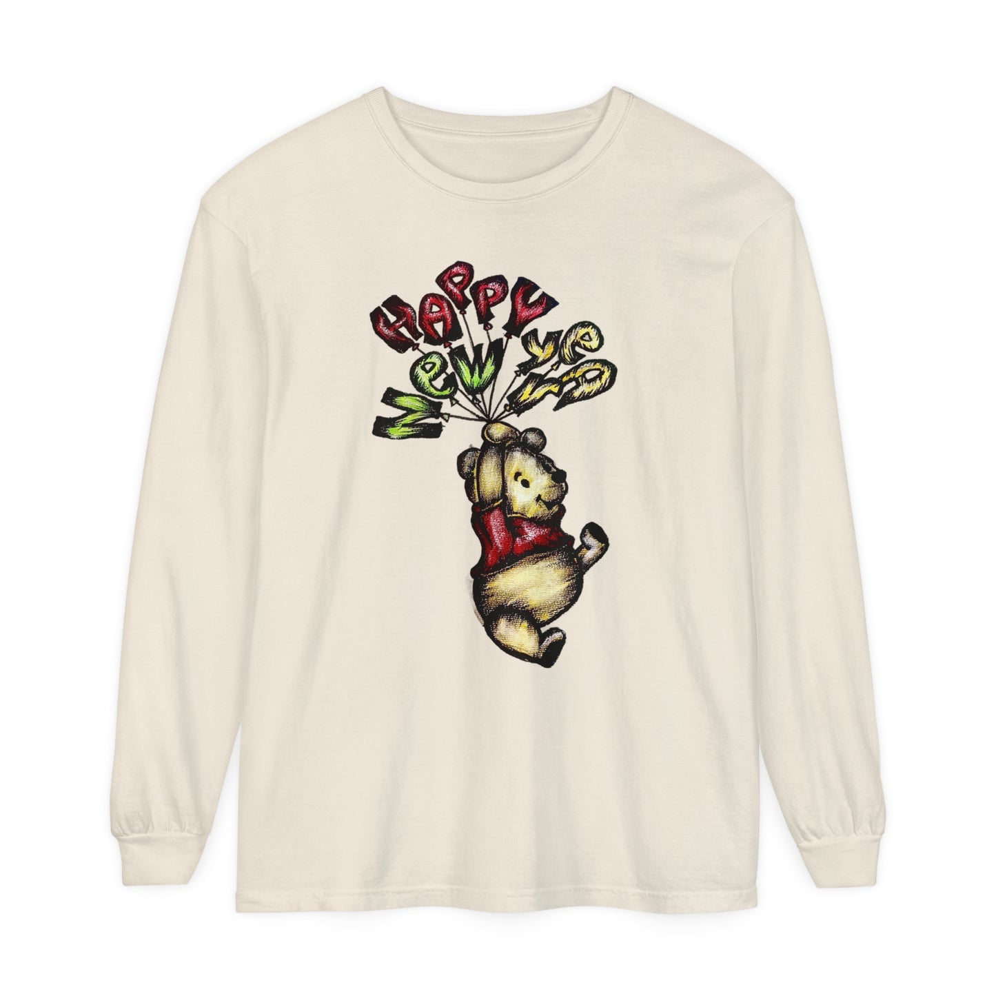 Unisex Garment-dyed Long Sleeve T-Shirt