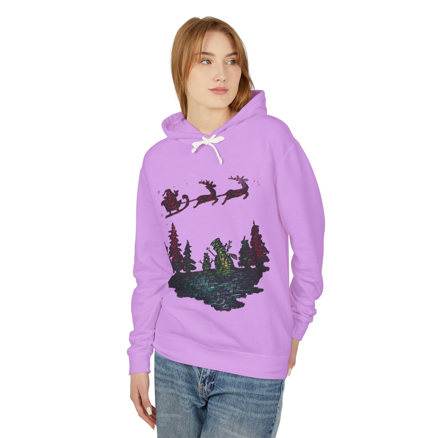 Unisex Lightweight Hooded Sweatshirt