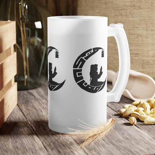 Frosted Glass Beer Mug