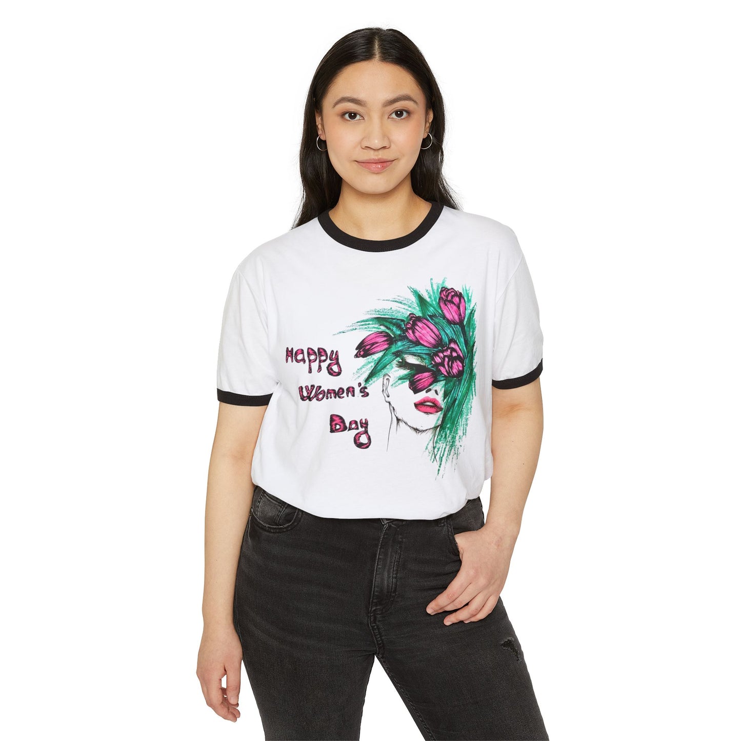 Unisex Cotton Ringer T-Shirt