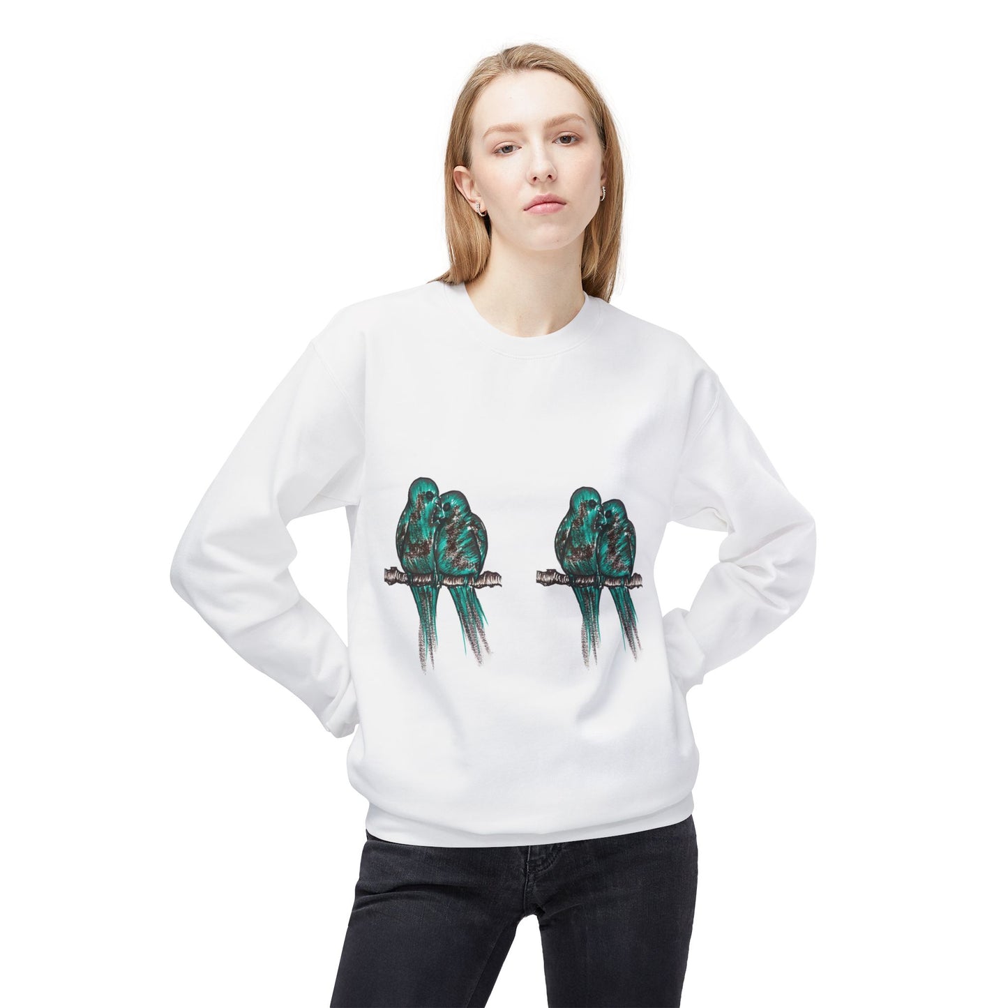 Unisex Midweight Softstyle Fleece Crewneck Sweatshirt