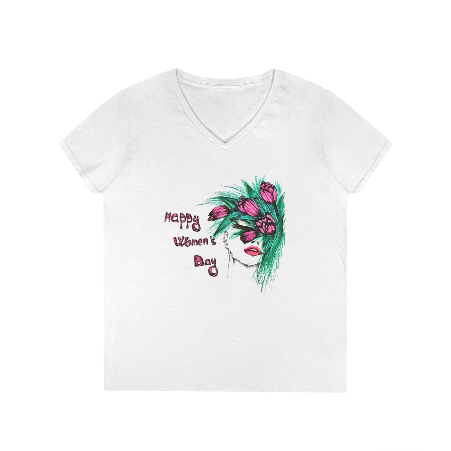 Ladies' V-Neck T-Shirt