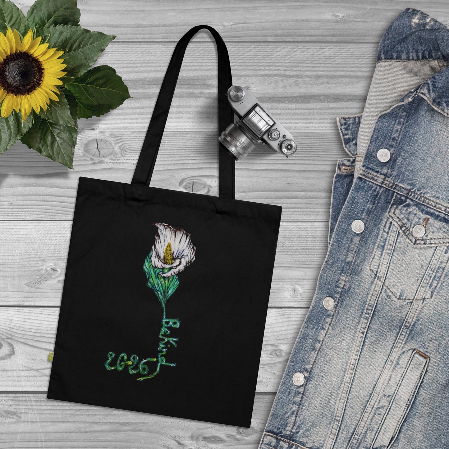 Eco-Friendly Floral Tote Bag - Ideal for Everyday Use
