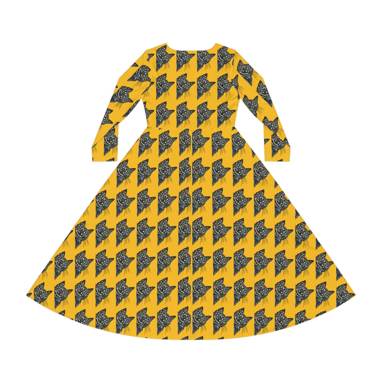 Women's Long Sleeve Dance Dress (AOP)