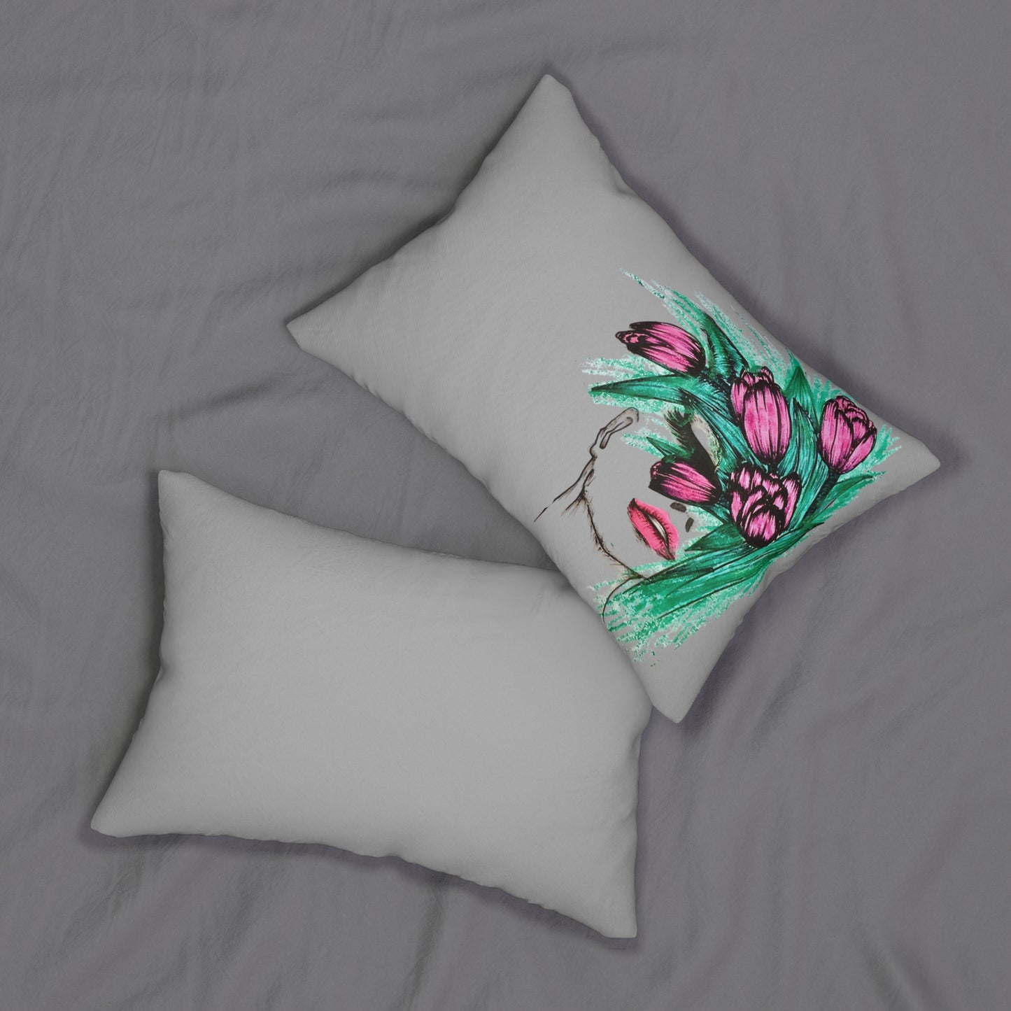 Spun Polyester Lumbar Pillow