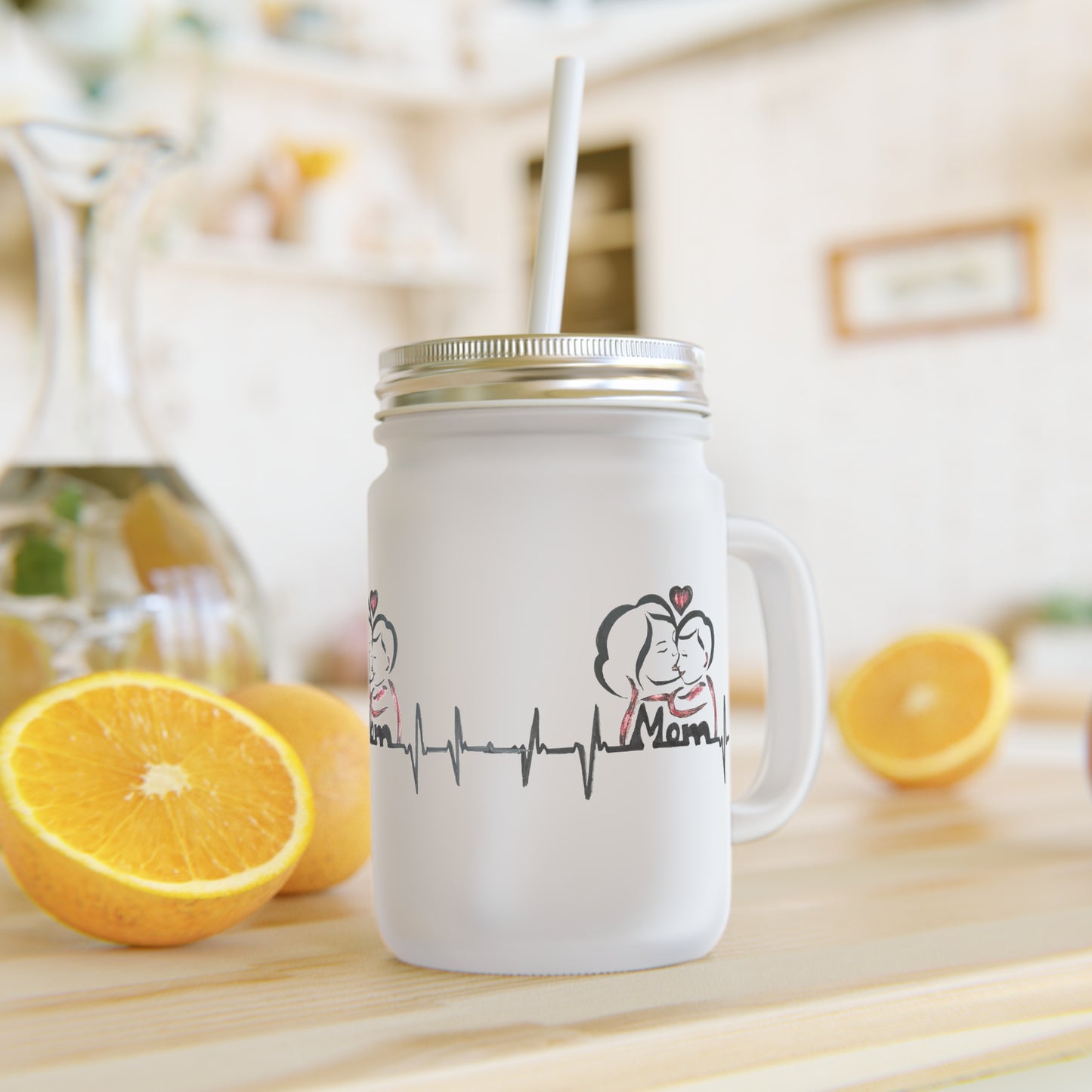 Heartfelt Love Mason Jar - Perfect for Mom, Unique Gift, Home Decor, Anniversary, Special Occasions