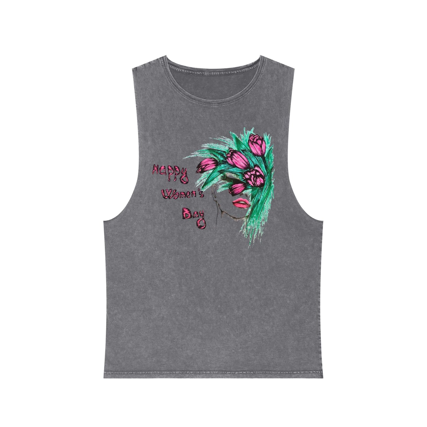 Unisex Stonewash Tank Top