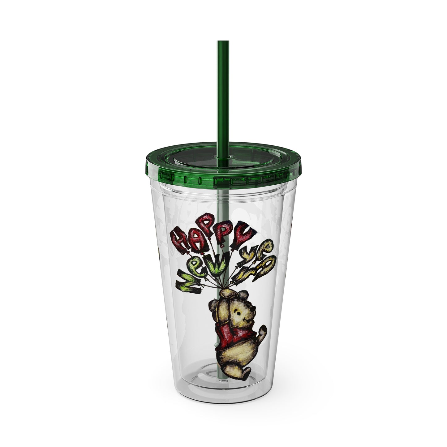 Sunsplash Tumbler with Straw, 16oz