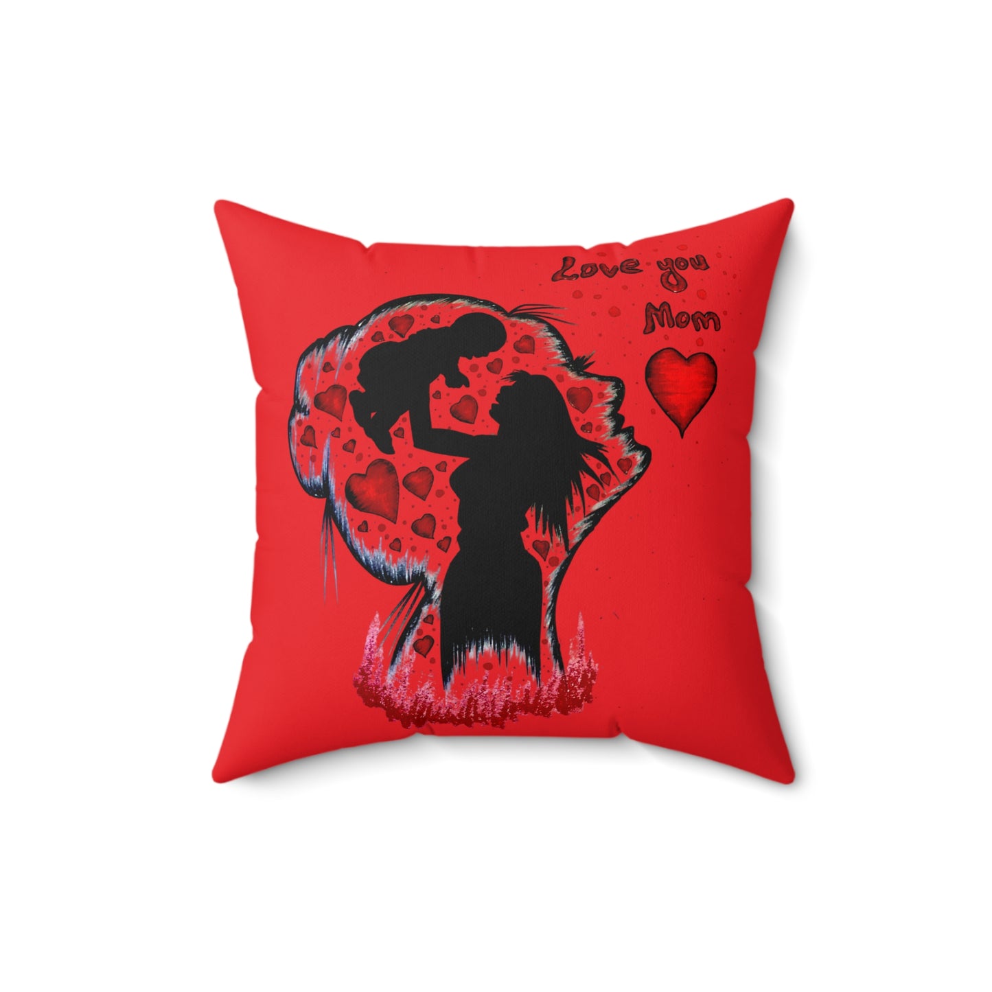 Spun Polyester Square Pillow
