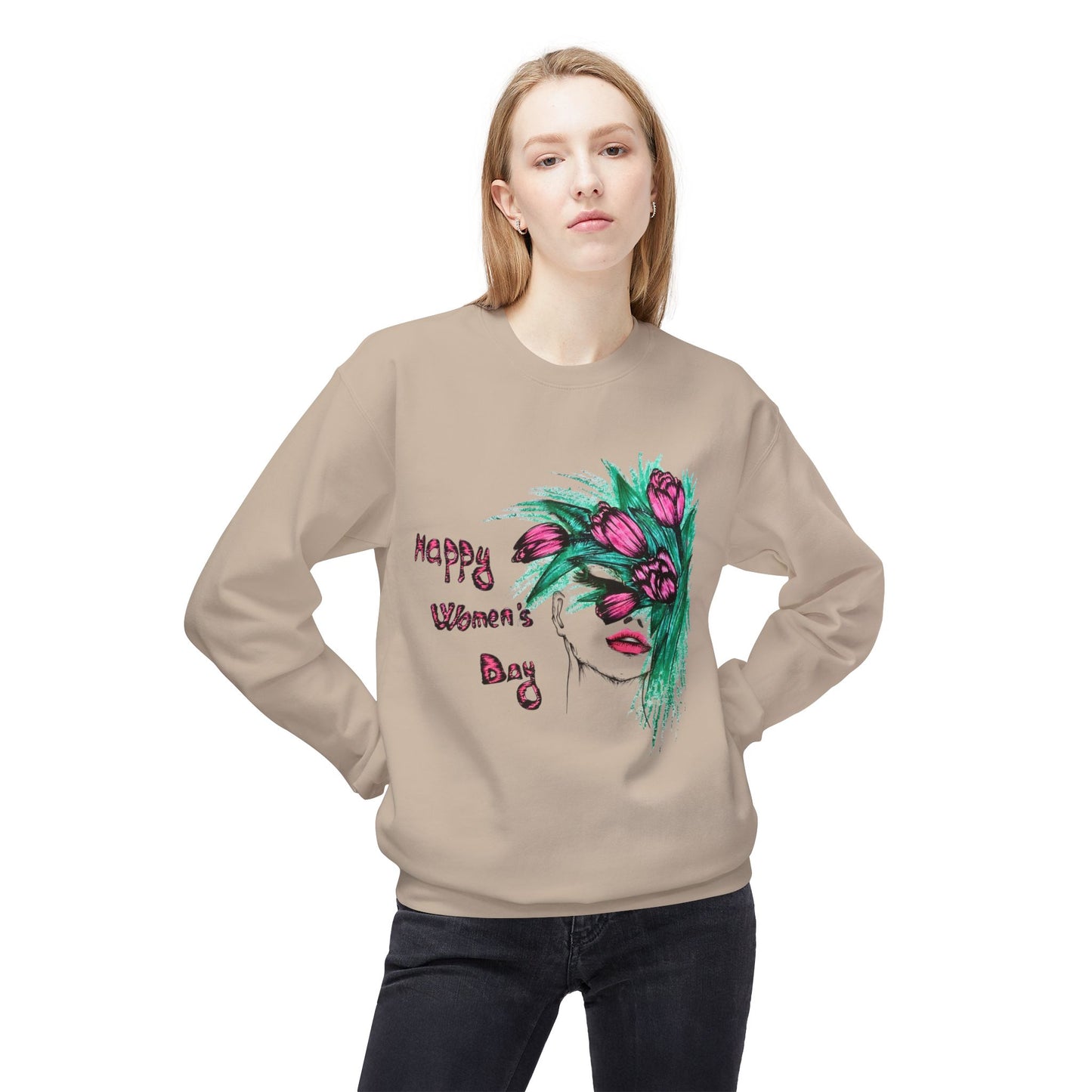 Unisex Midweight Softstyle Fleece Crewneck Sweatshirt