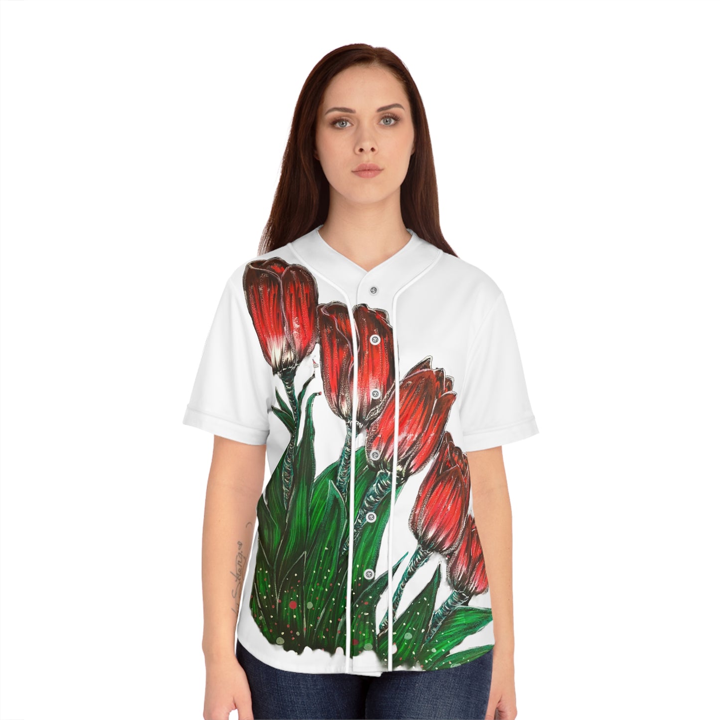 Women's Baseball Jersey (AOP)