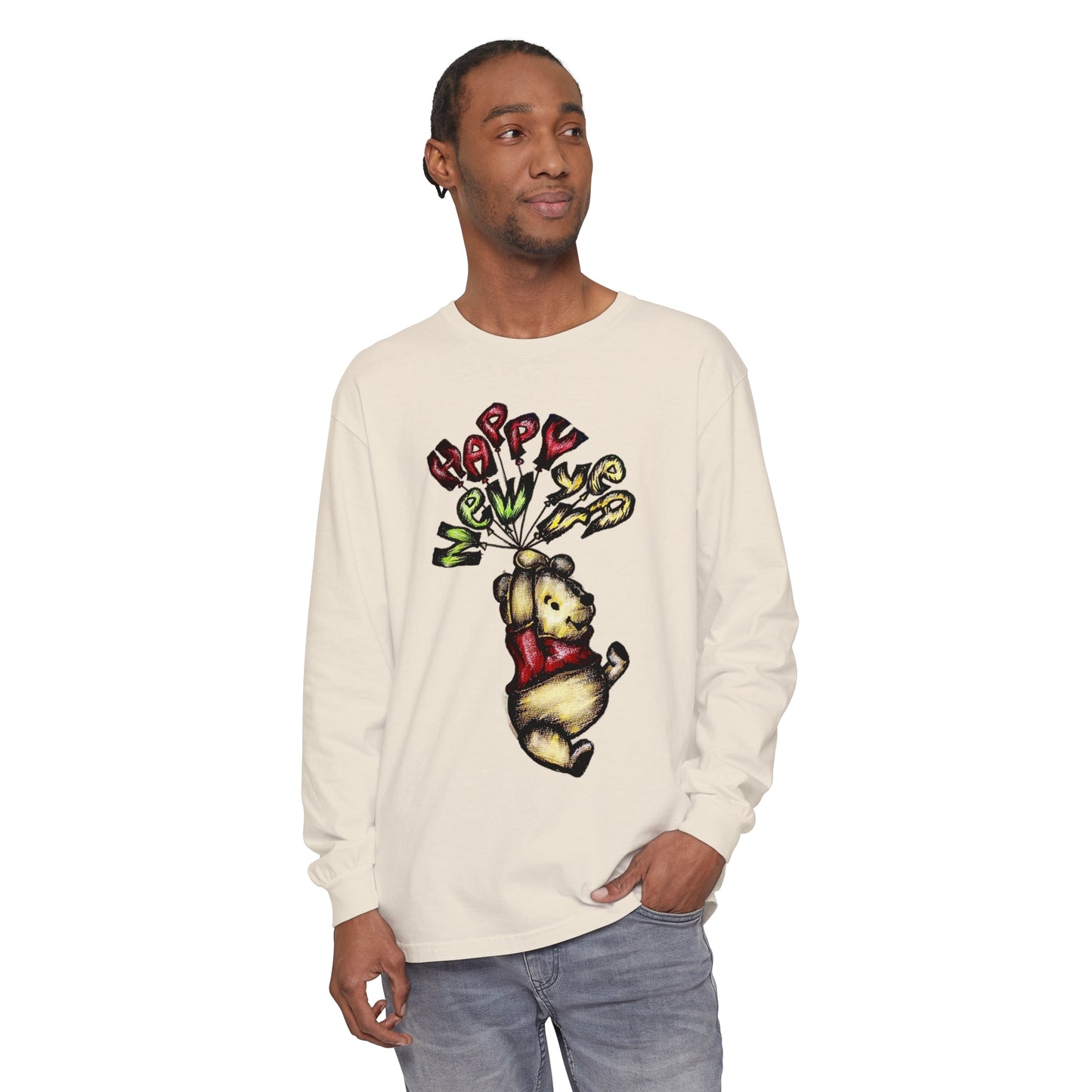Unisex Garment-dyed Long Sleeve T-Shirt