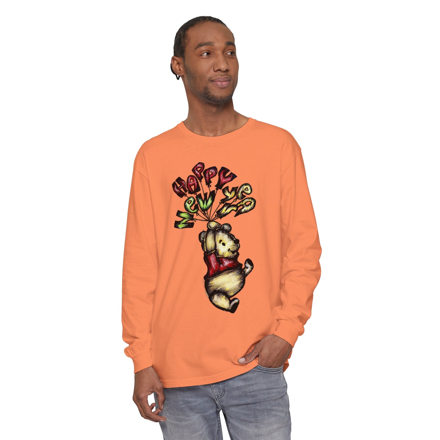 Unisex Garment-dyed Long Sleeve T-Shirt