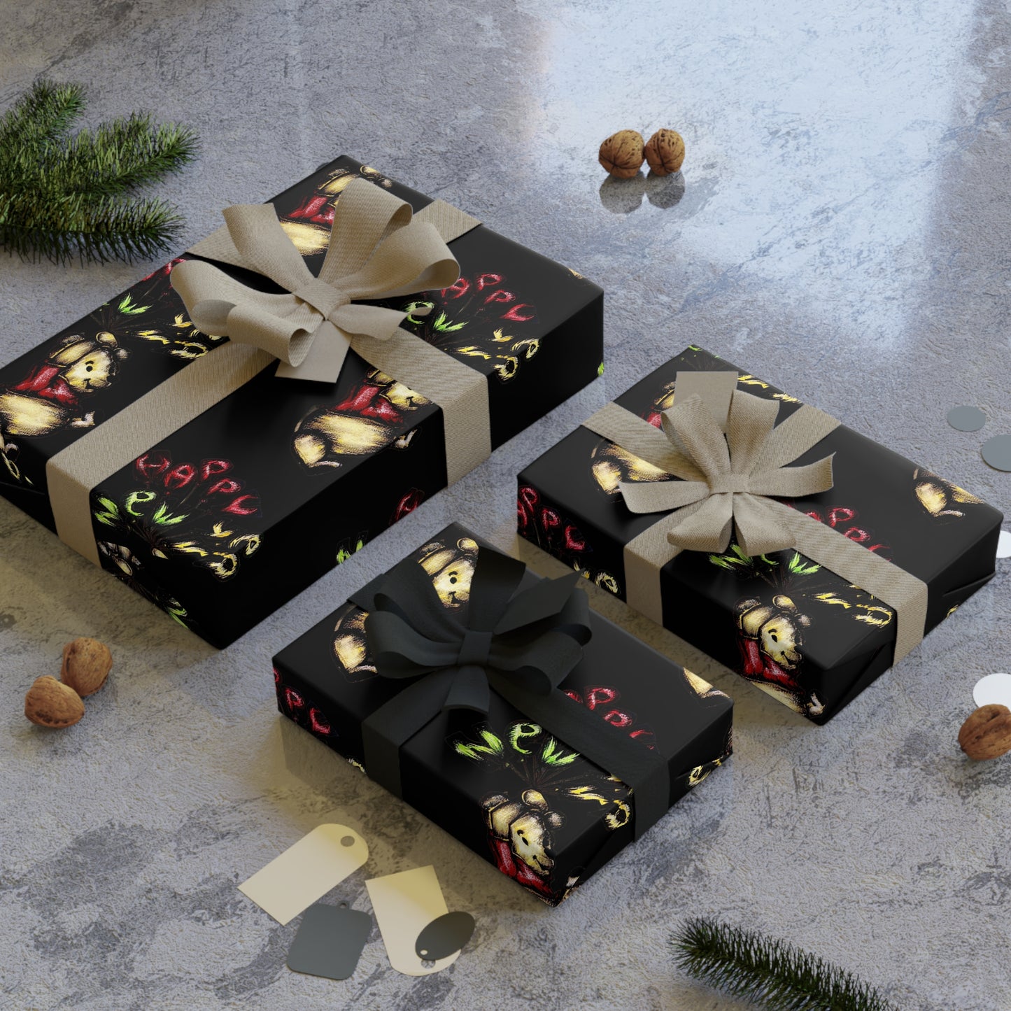 Gift Wrapping Paper Rolls, 1pc