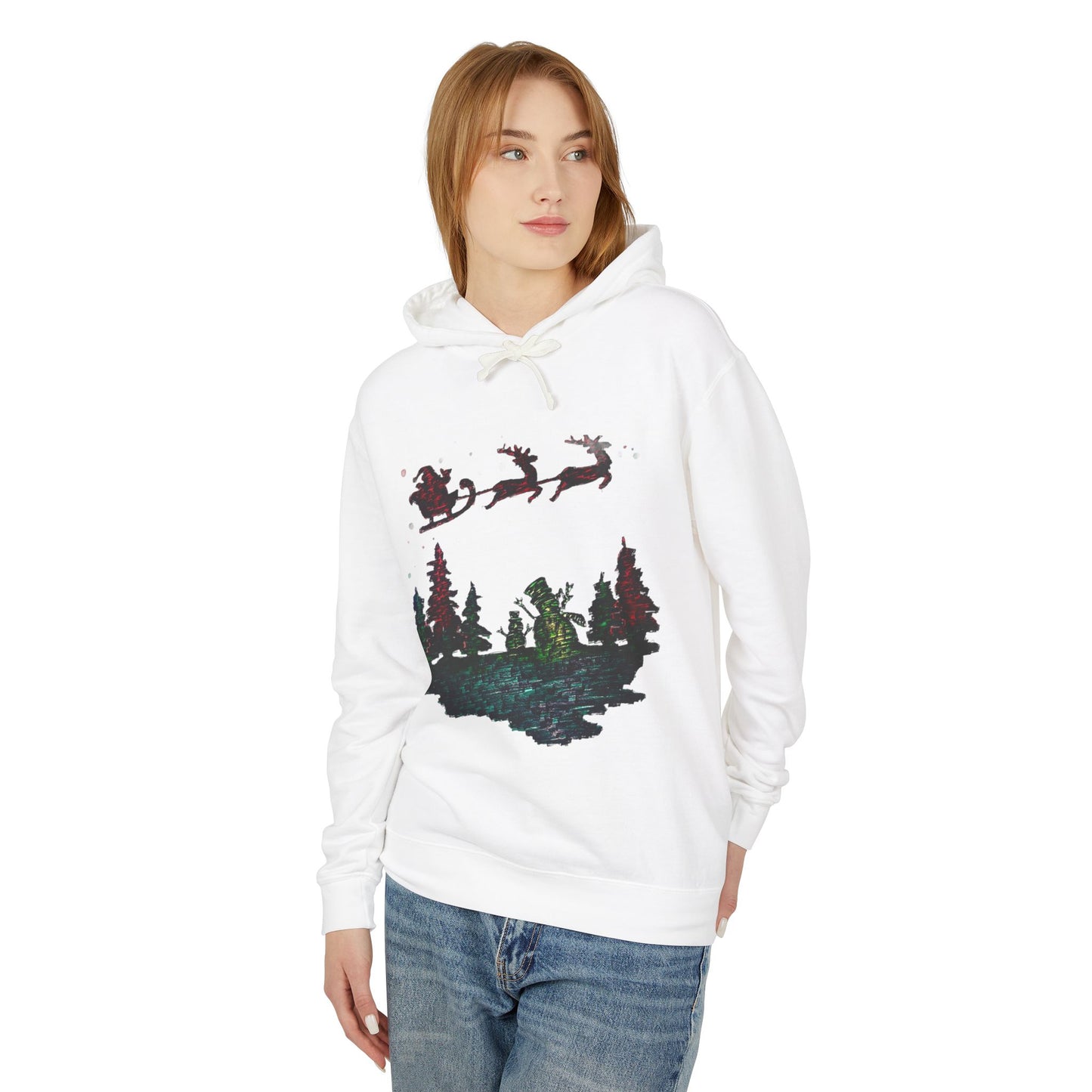 Unisex Lightweight Hooded Sweatshirt