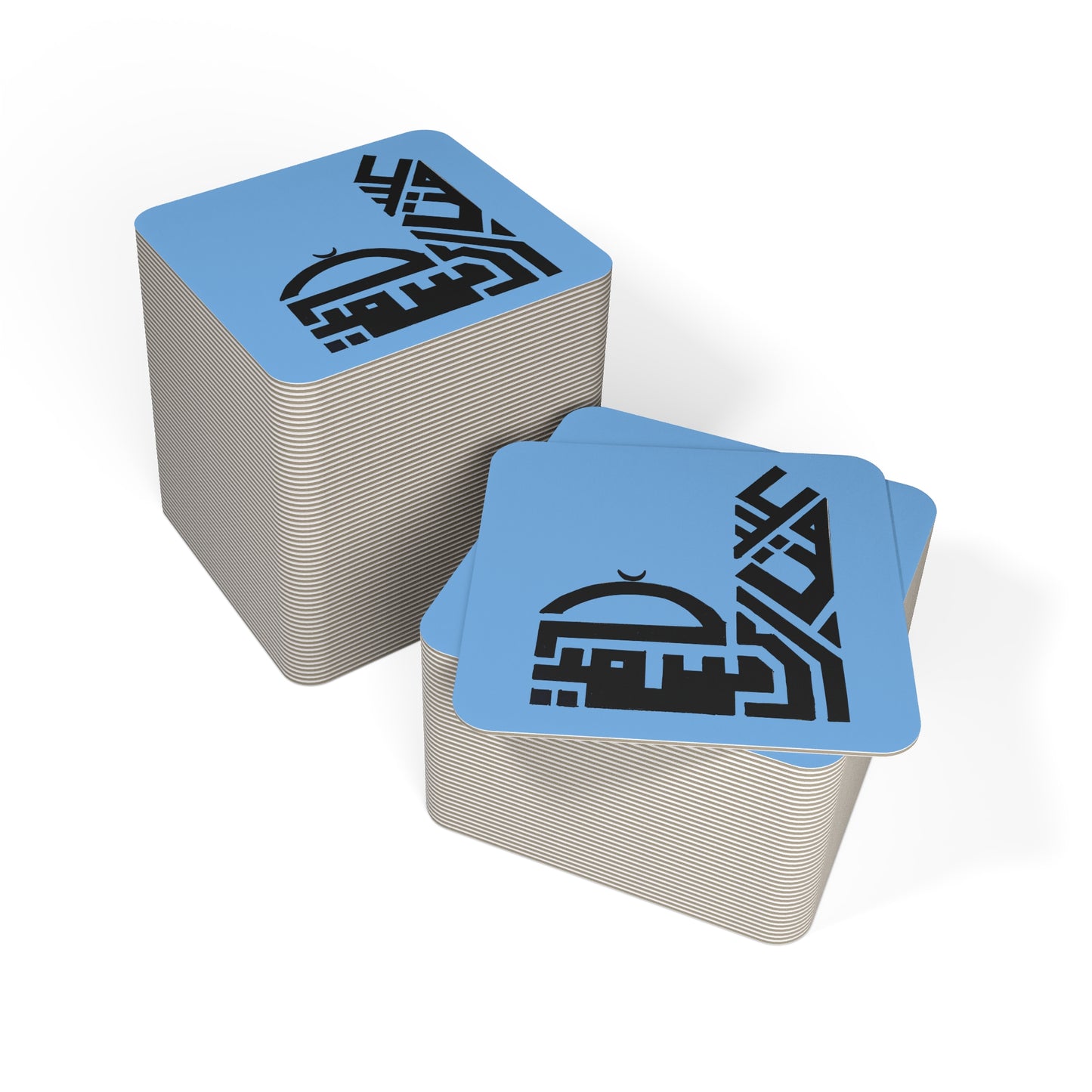 Artistic Calligraphy Coasters - 50 or 100 pcs - Islamic Home Decor