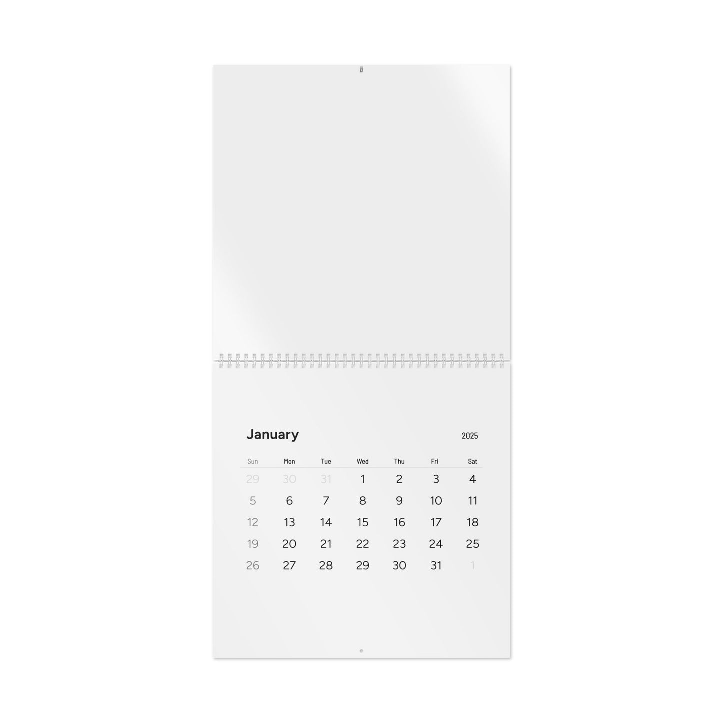 Standard Wall Calendar (2025)