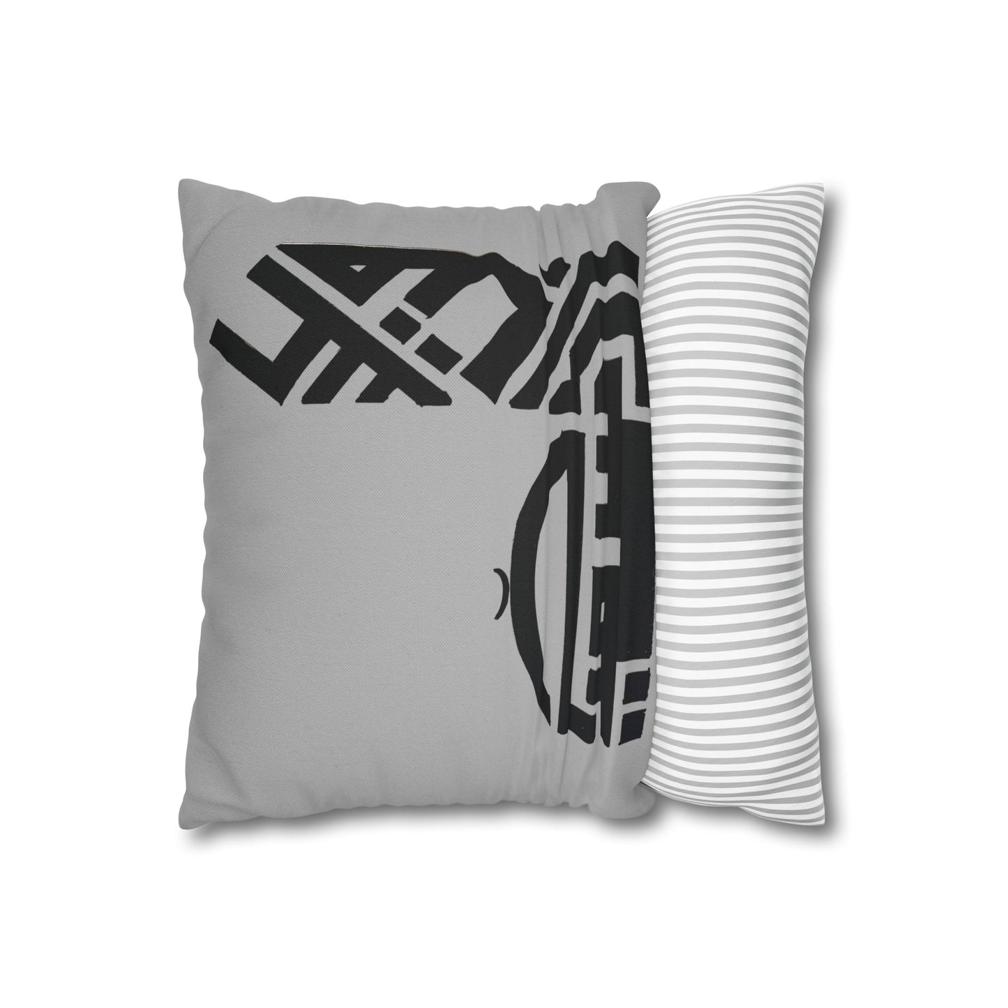 Modern Islamic Art Pillowcase - Elegant Spun Polyester Square Pillow with Arabic Calligraphy Design