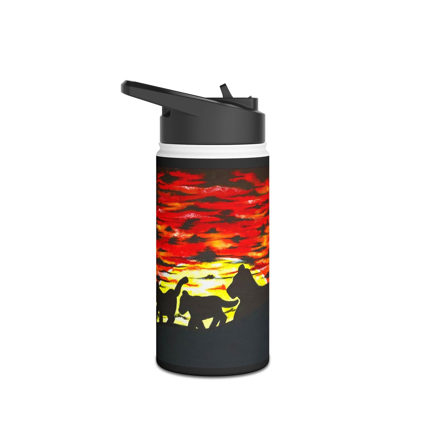 Stainless Steel Water Bottle, Standard Lid