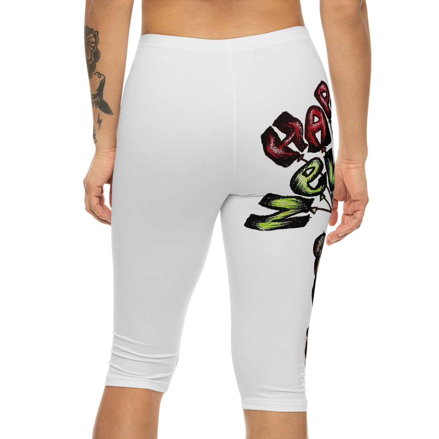 Women’s Capri Leggings (AOP)