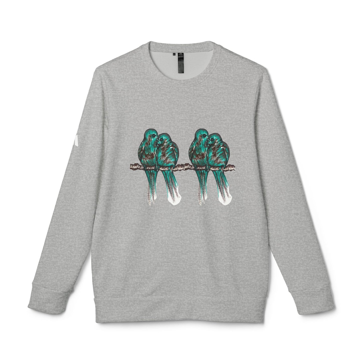 adidas® Unisex Fleece Crewneck Sweatshirt