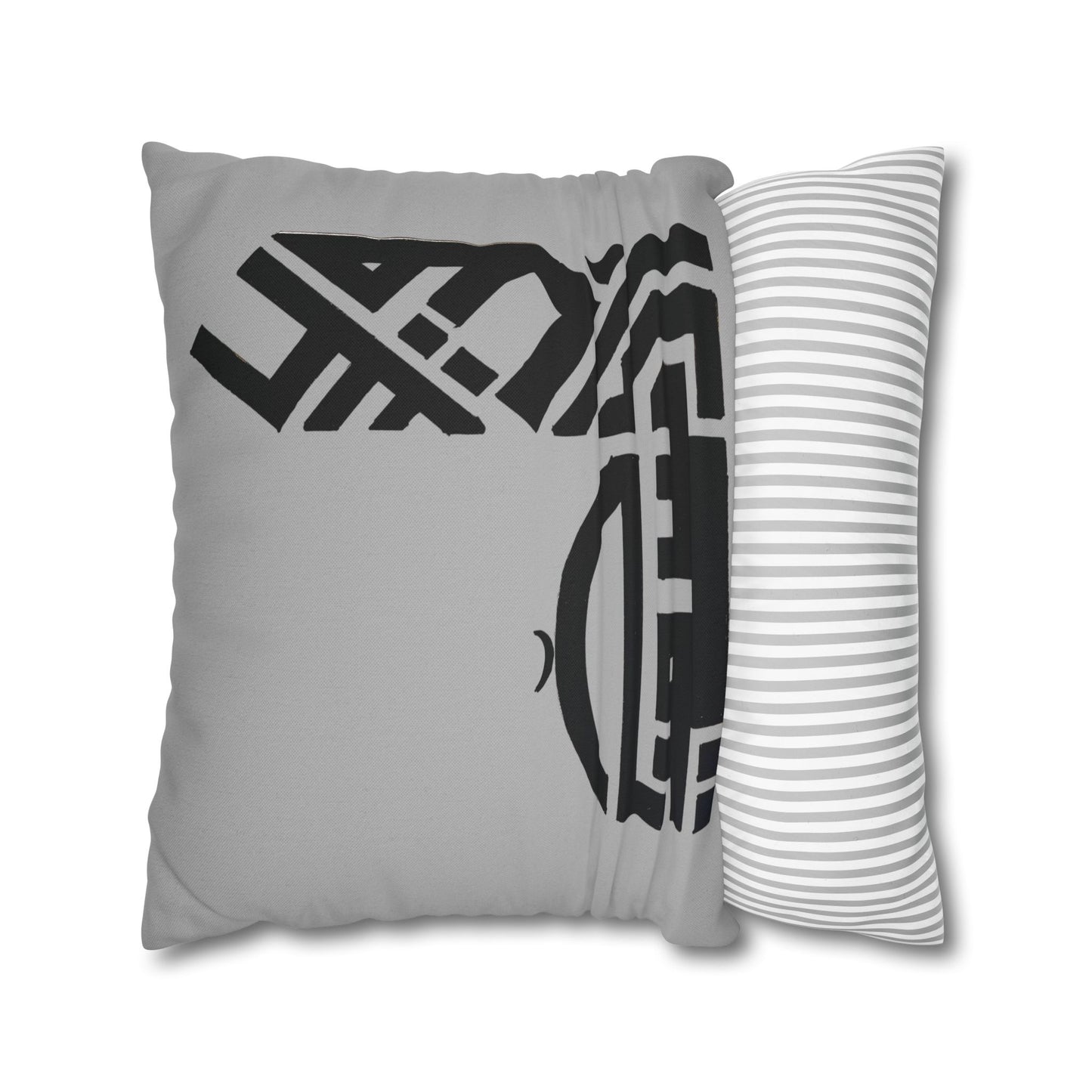 Modern Islamic Art Pillowcase - Elegant Spun Polyester Square Pillow with Arabic Calligraphy Design
