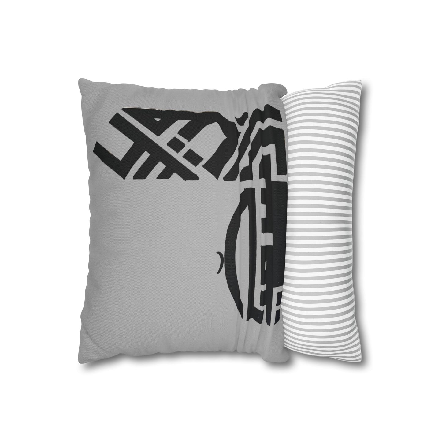 Modern Islamic Art Pillowcase - Elegant Spun Polyester Square Pillow with Arabic Calligraphy Design