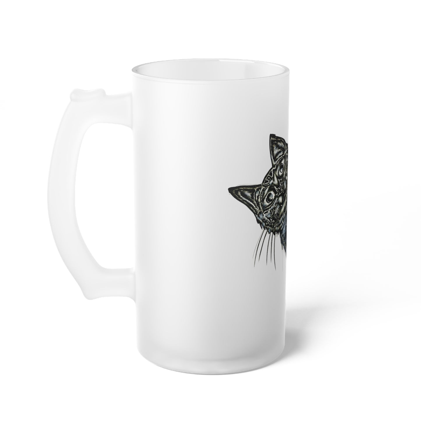 Frosted Glass Beer Mug