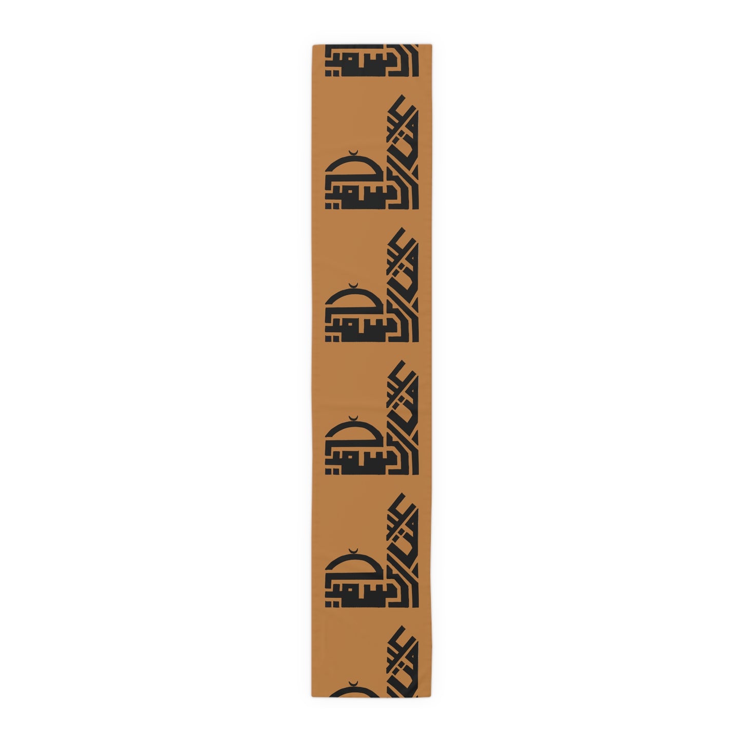 Modern Islamic Design Table Runner - Elegant Cotton & Poly Home Decor