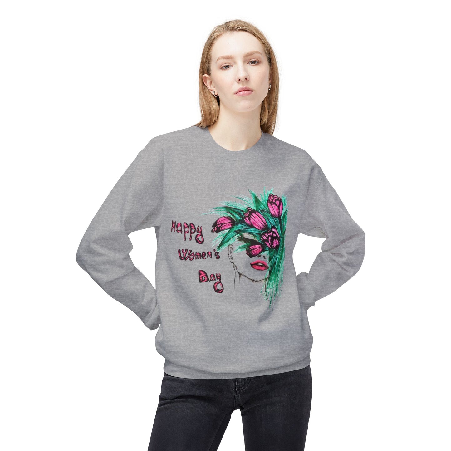Unisex Midweight Softstyle Fleece Crewneck Sweatshirt