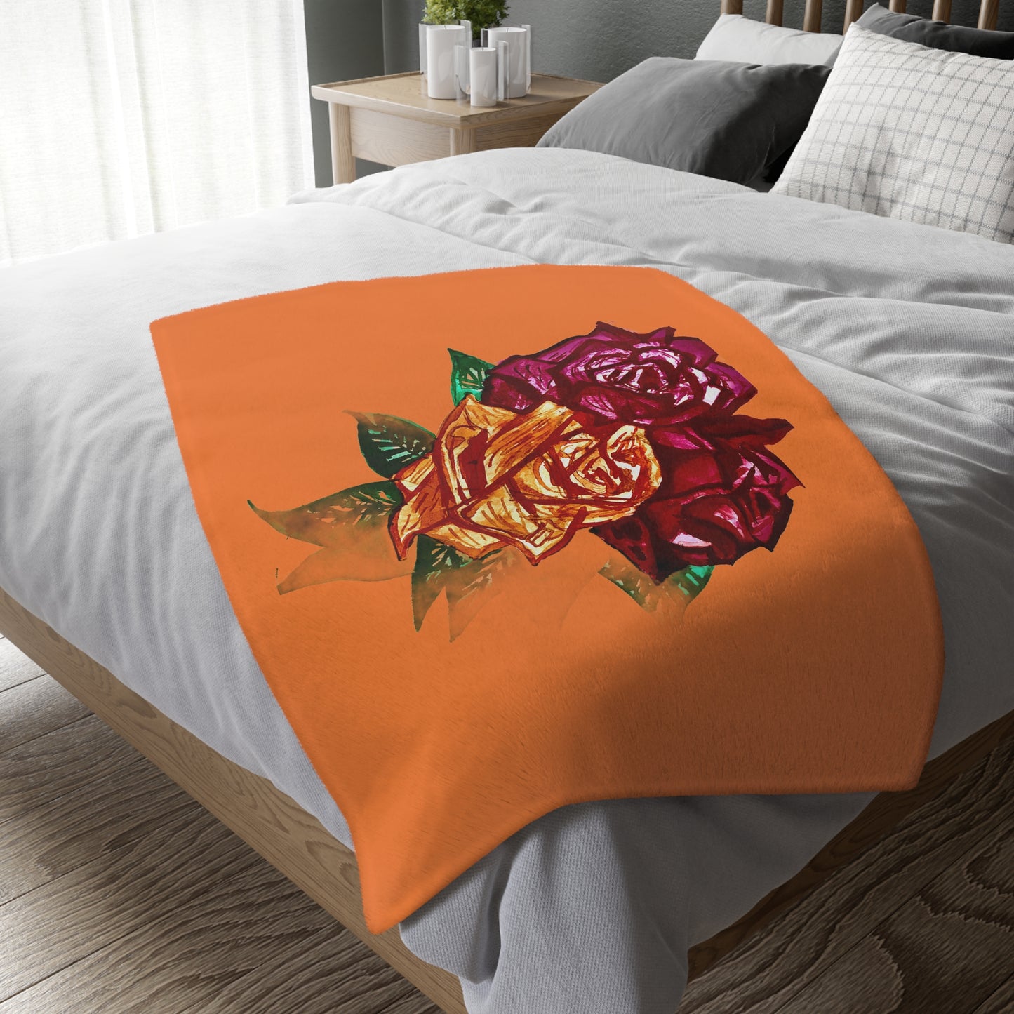 Velveteen Microfiber Blanket (Two-sided print)
