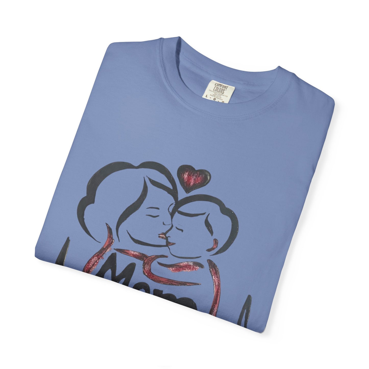 Heartfelt Mom T-Shirt | Cozy Unisex Garment-Dyed Tee, Perfect for Mother's Day, Family Gatherings, Gift for Moms, Love and Connection