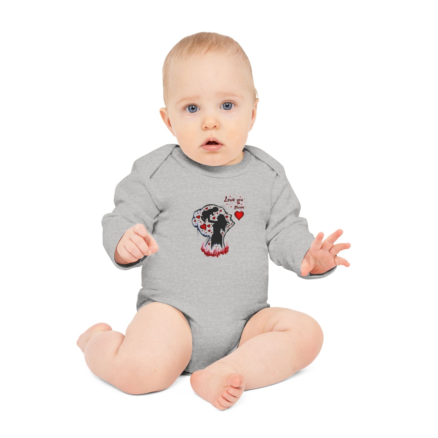 Baby Long-Sleeve Organic Bodysuit