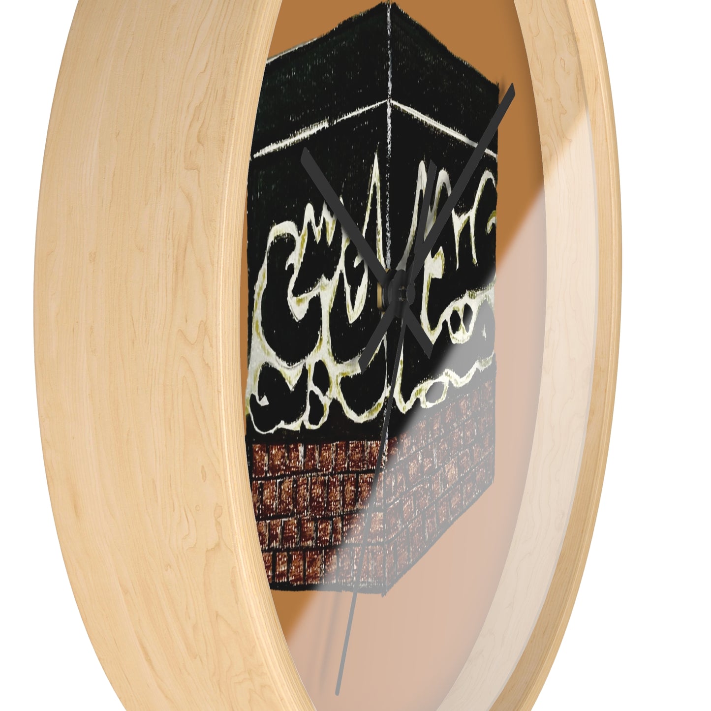 Islamic Keep Time Wall Clock - Unique Kaaba Design for Home Decor