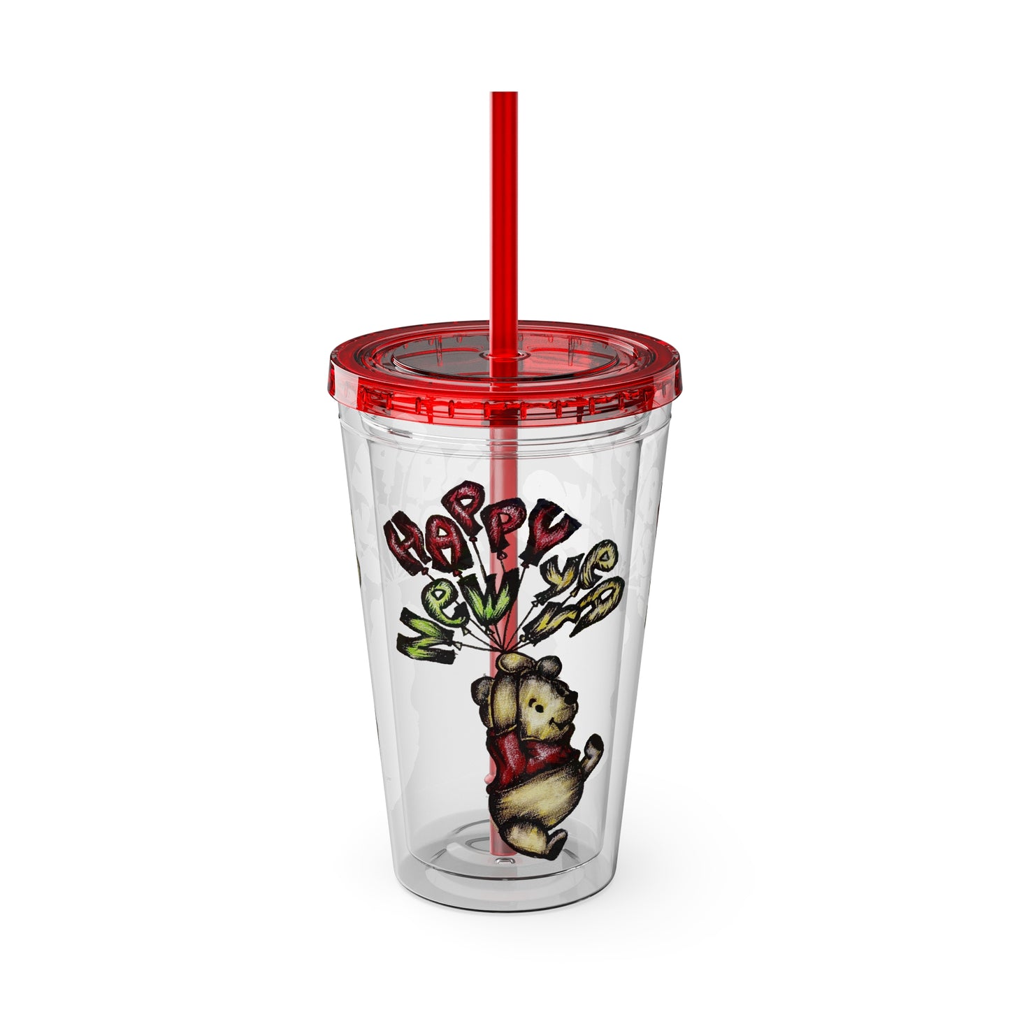 Sunsplash Tumbler with Straw, 16oz