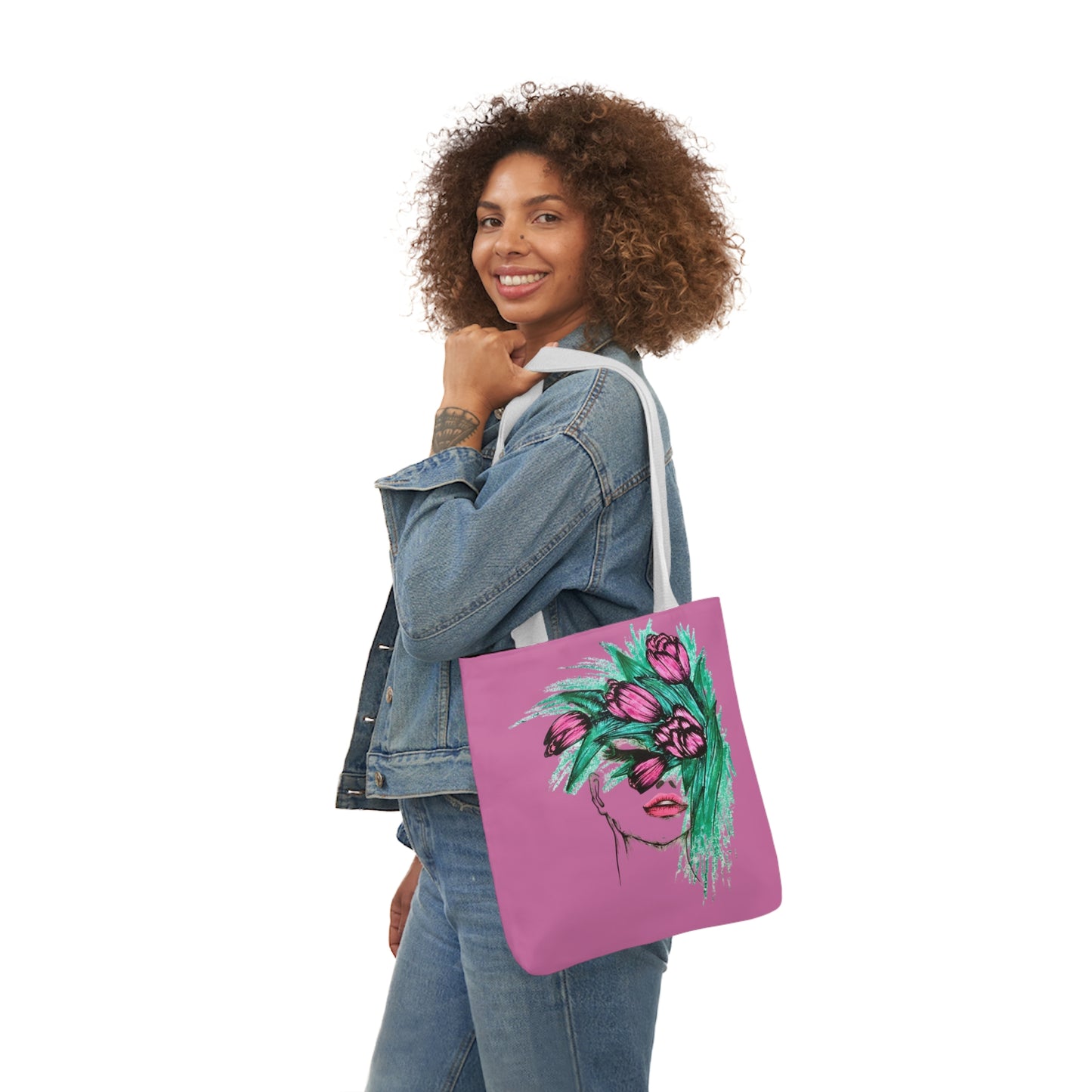 Canvas Tote Bag, 5-Color Straps