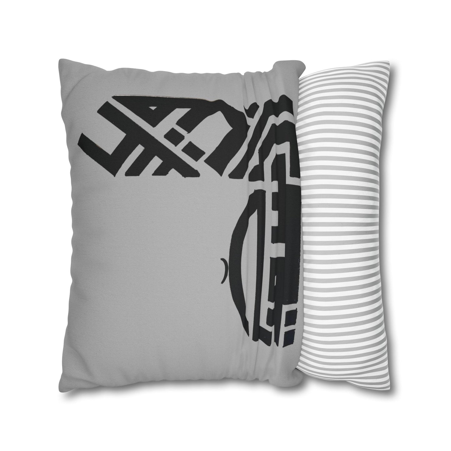 Modern Islamic Art Pillowcase - Elegant Spun Polyester Square Pillow with Arabic Calligraphy Design