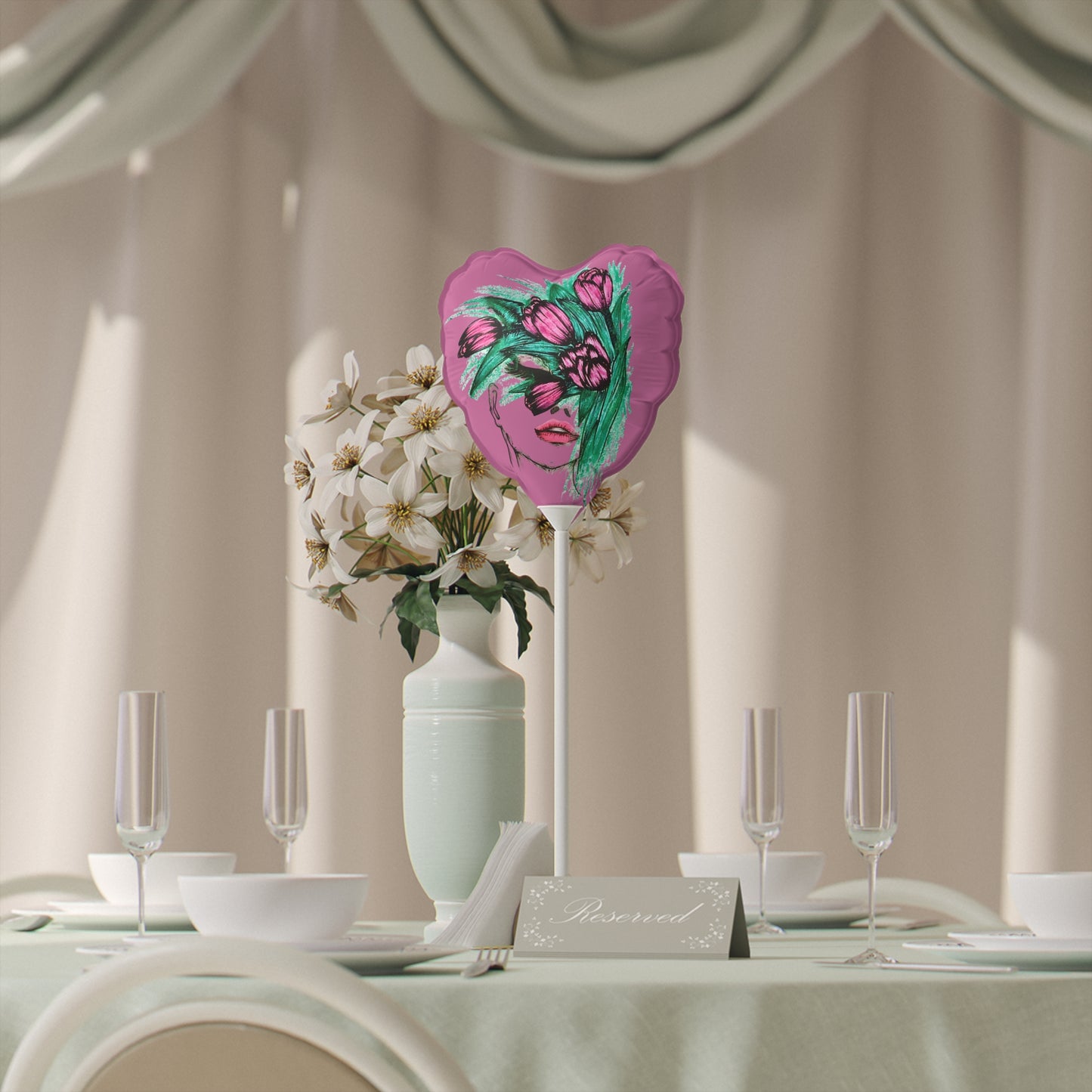 Balloons (Round and Heart-shaped), 6"