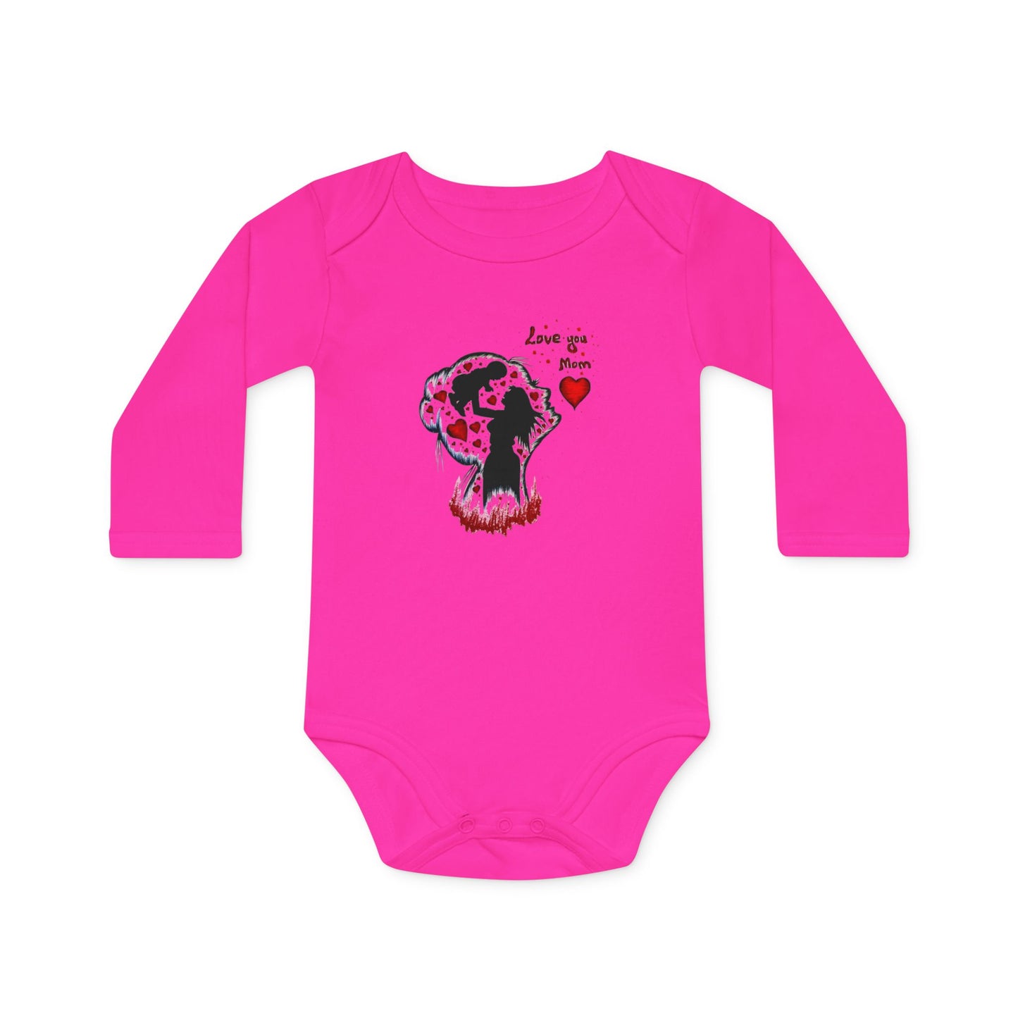 Baby Long-Sleeve Organic Bodysuit