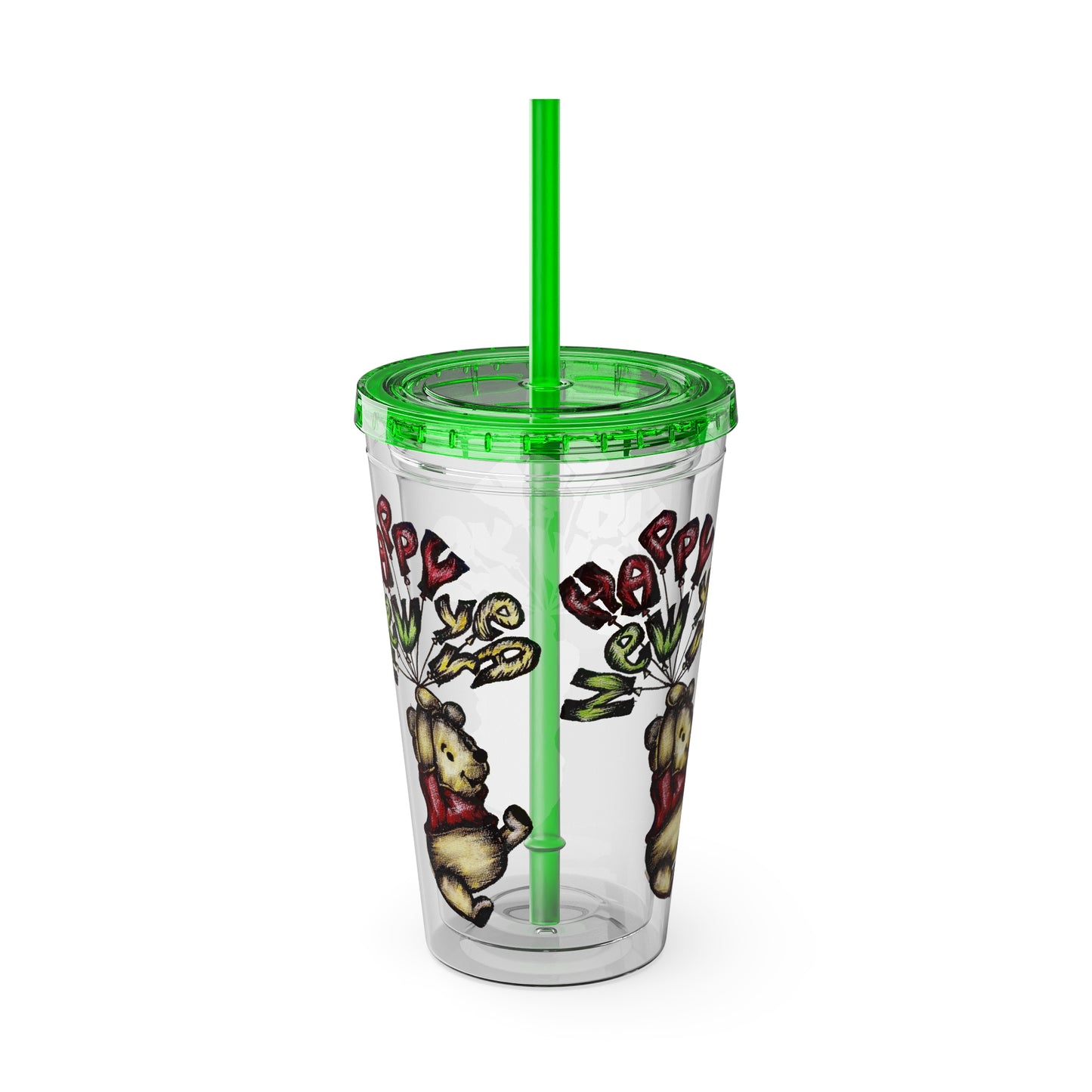 Sunsplash Tumbler with Straw, 16oz