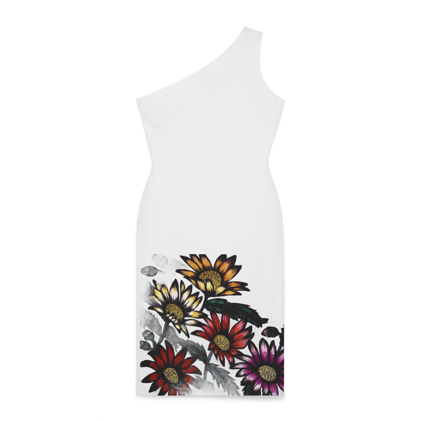 Shoulder Dress (AOP)