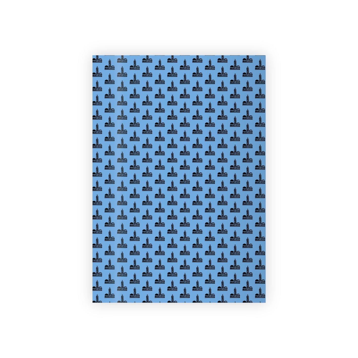 Elegant Blue Gift Wrapping Paper Roll - Perfect for Any Celebration