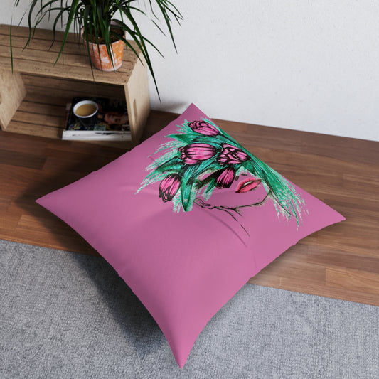 Tufted Floor Pillow, Square