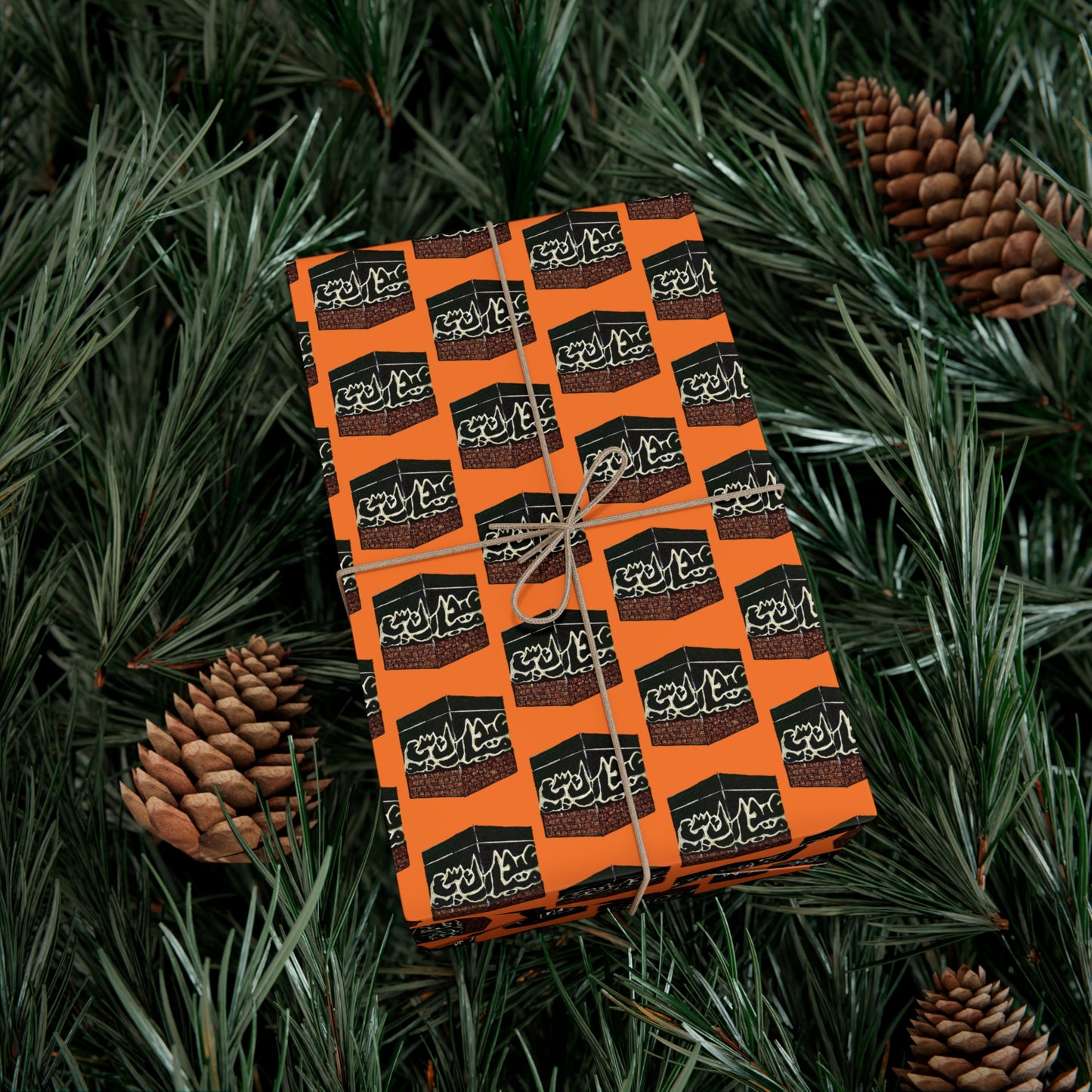 Halloween Gift Wrap Papers with Spooky Pattern