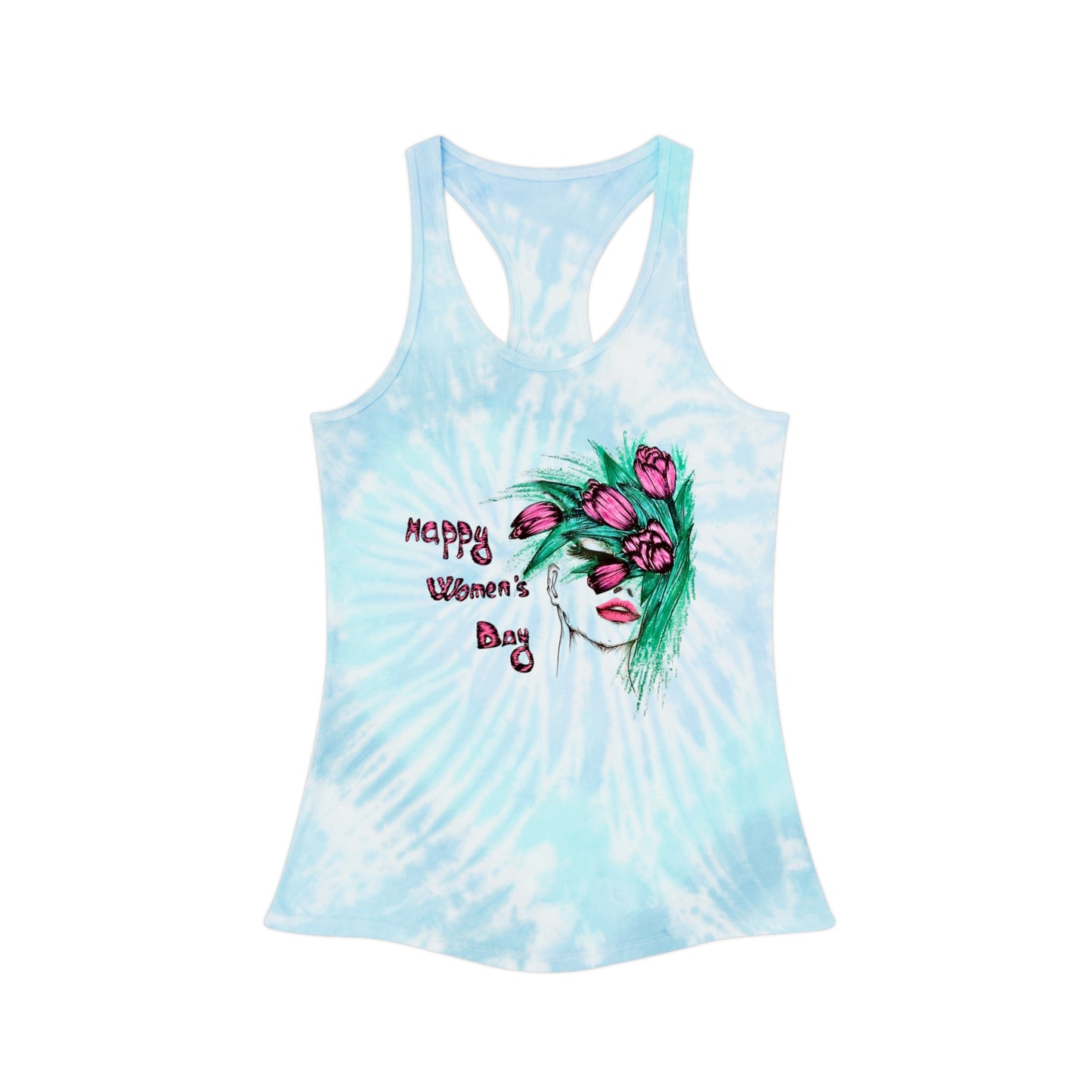 Tie Dye Racerback Tank Top