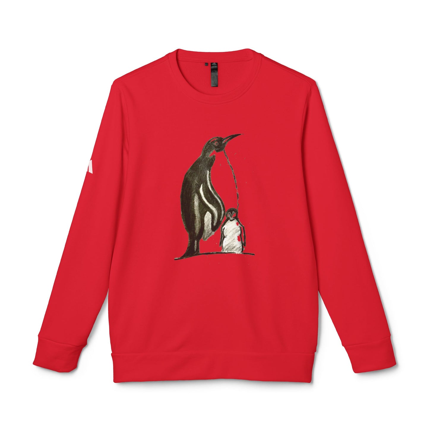 adidas® Unisex Fleece Crewneck Sweatshirt