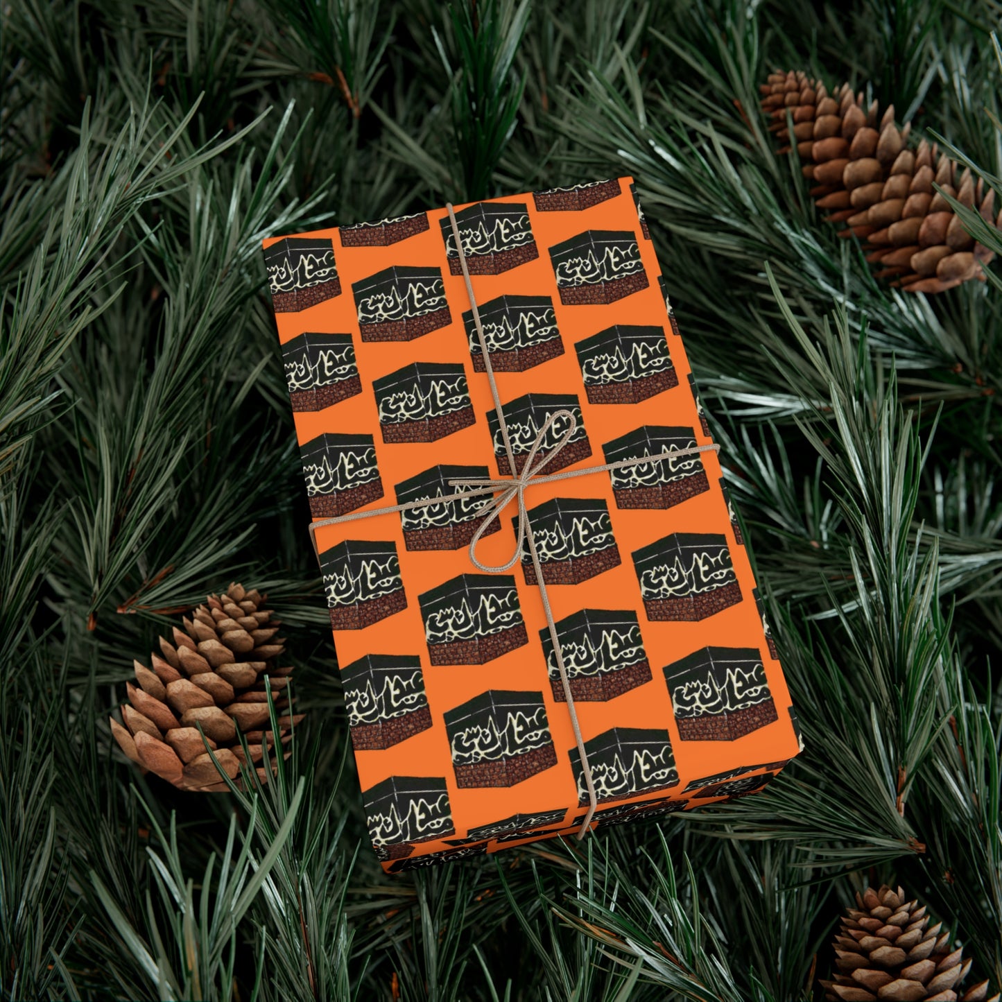Halloween Gift Wrap Papers with Spooky Pattern