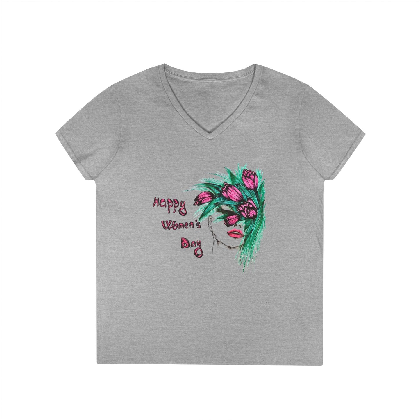 Ladies' V-Neck T-Shirt